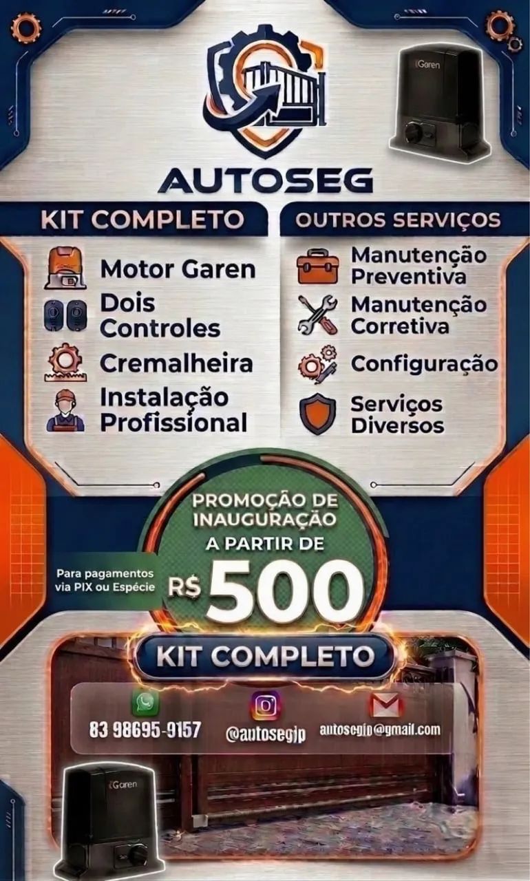 Instalação de motor para portão  - Foto 3