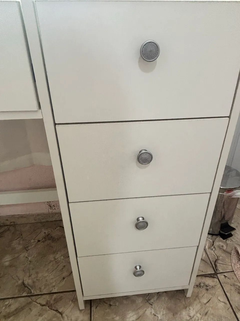 Penteadeira Camarim Com lâmpadas 5 gavetas - Foto 4