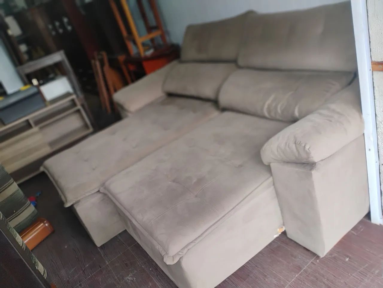 Sofá retrátil e reclinável / chaise  - Foto 4