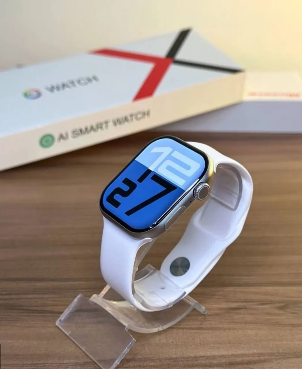Smartwatch Microwear W10 Pro 46mm Amoled 2 pulseiras - Foto 4