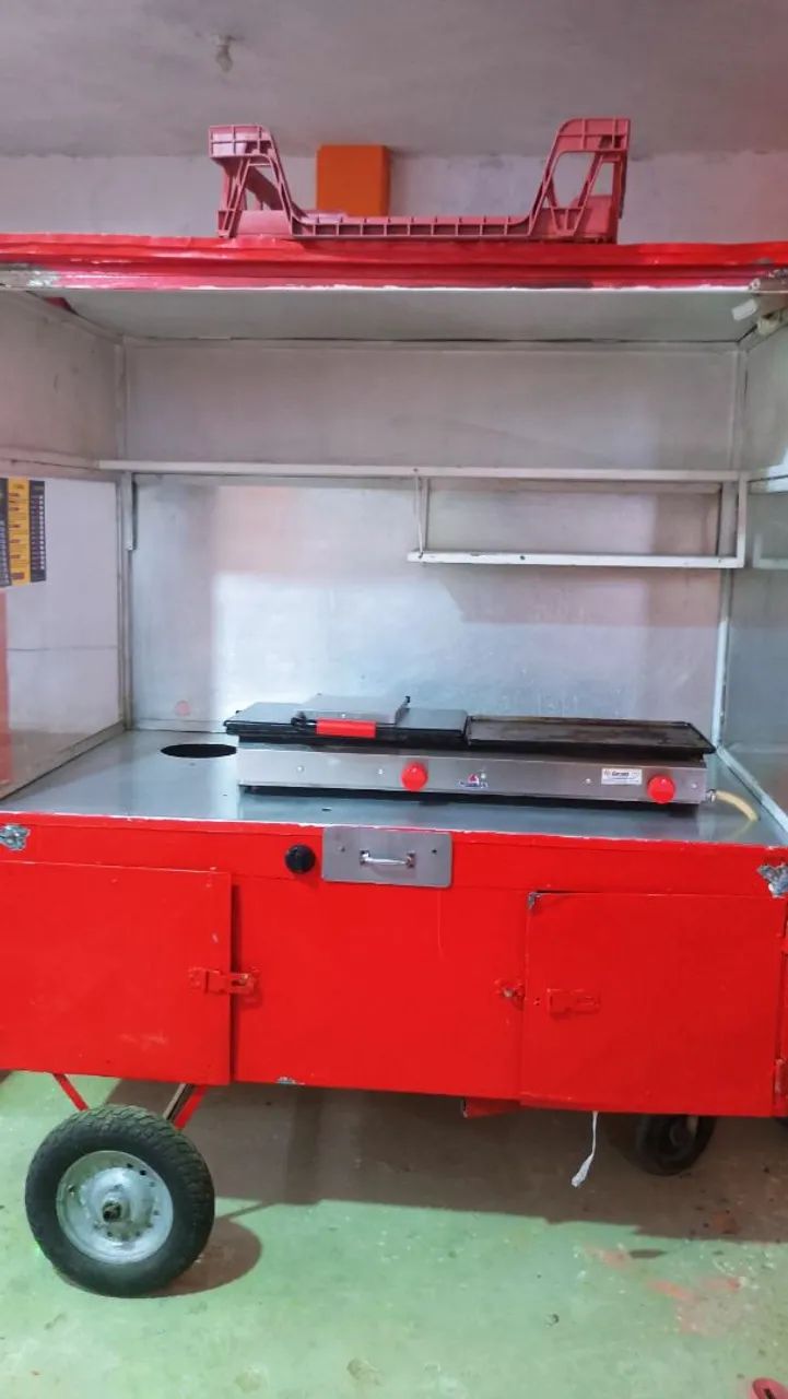 CARRINHO DE LANCHE C/ SALSICHEIRA - Foto 2