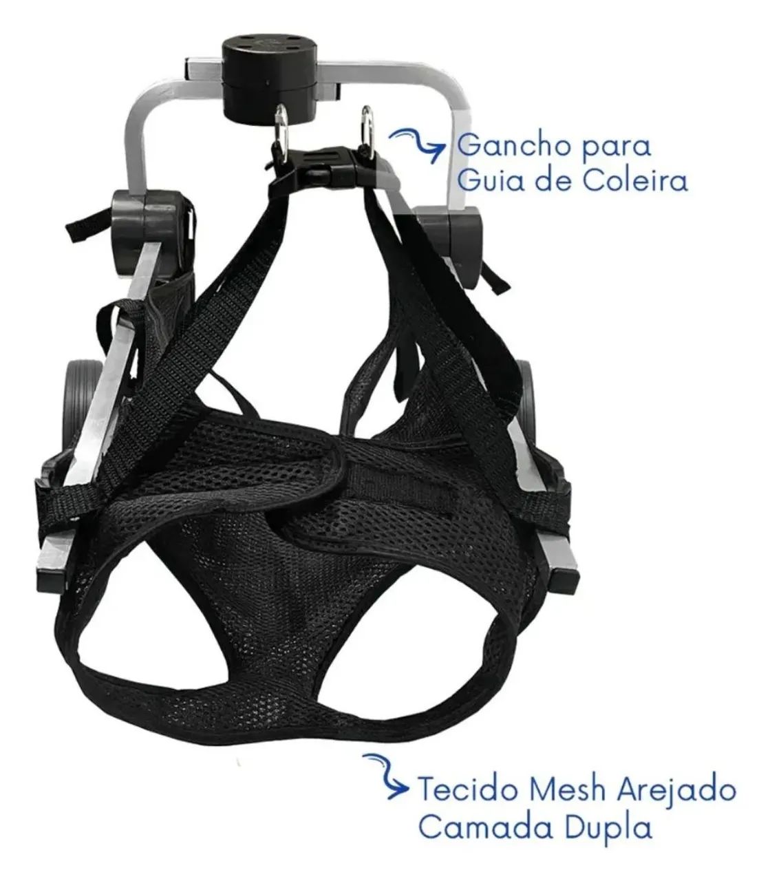 Cadeirinha de rodas para cachorro - Foto 6