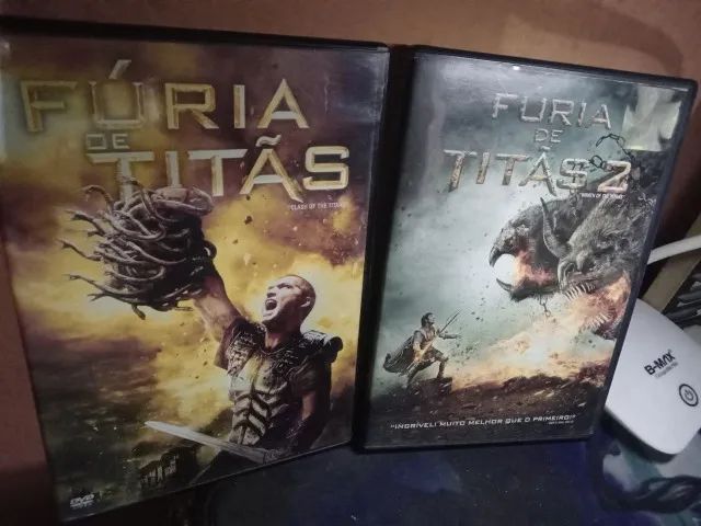 Dvd Furia de Titas 1 e 2 usado