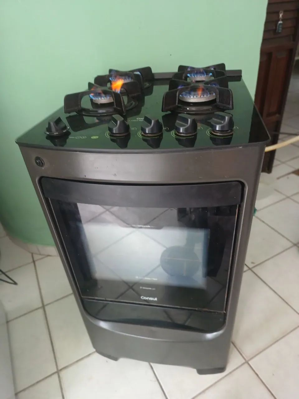 Fogão automático mesa de vidro  - Foto 4