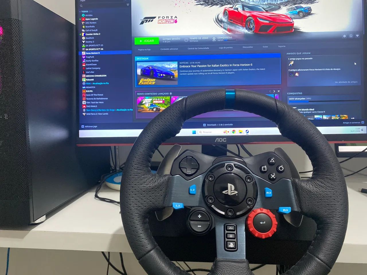 Volante logitech G29