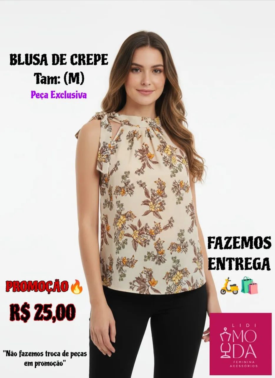 BLUSA DE CREPE - Foto 5