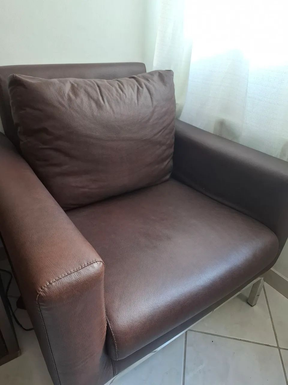 Poltrona em Courino - Foto 4