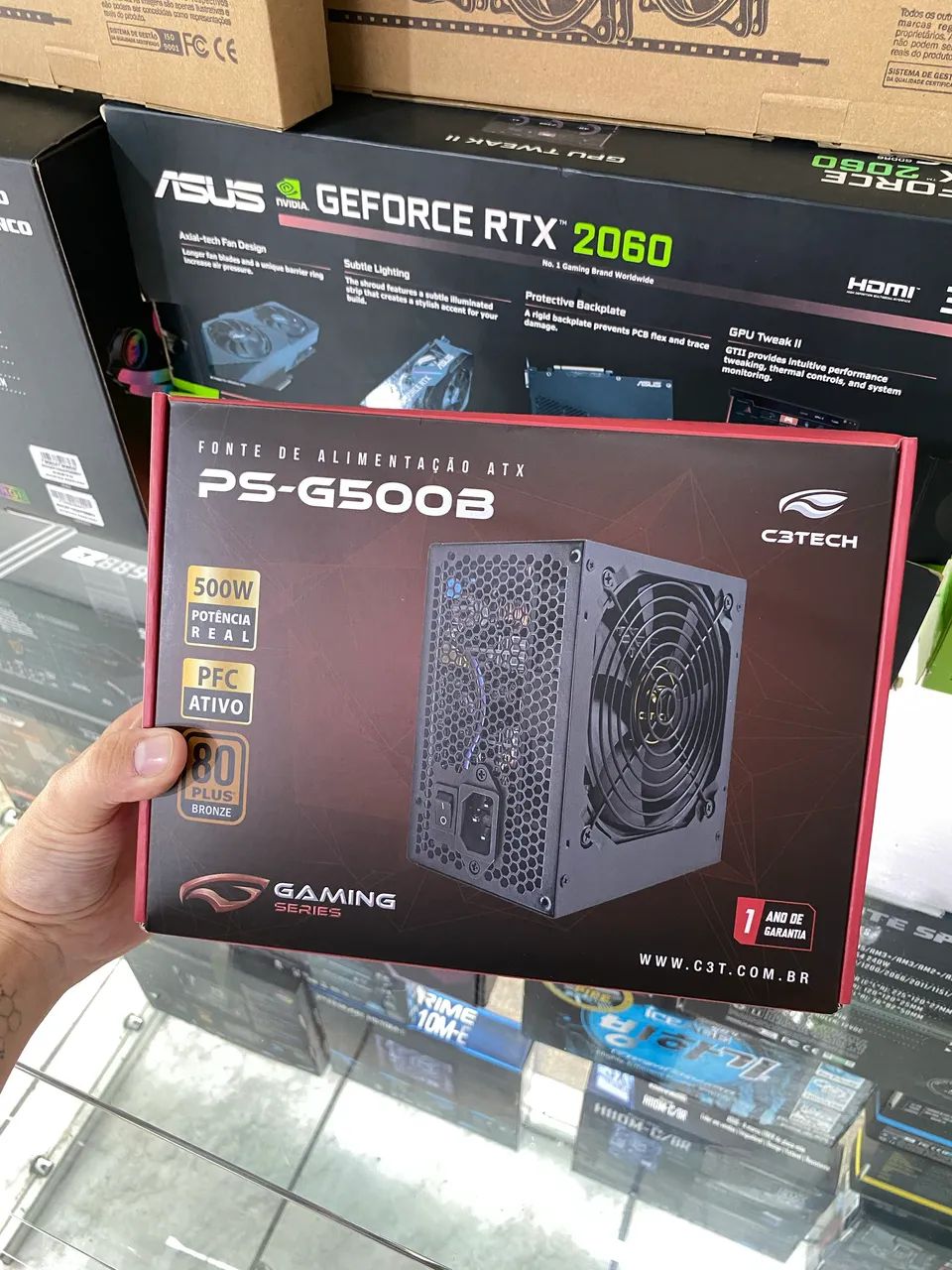 FONTE REAL 500W 80PLUS BRONZE GAMING
