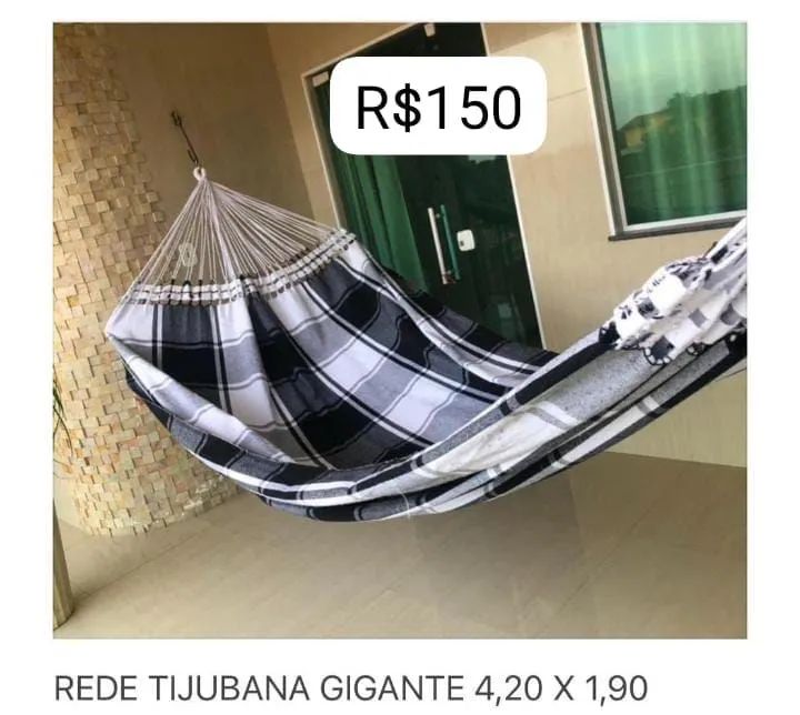 Rede de dormir e descanso, casal, confortável e gigante 