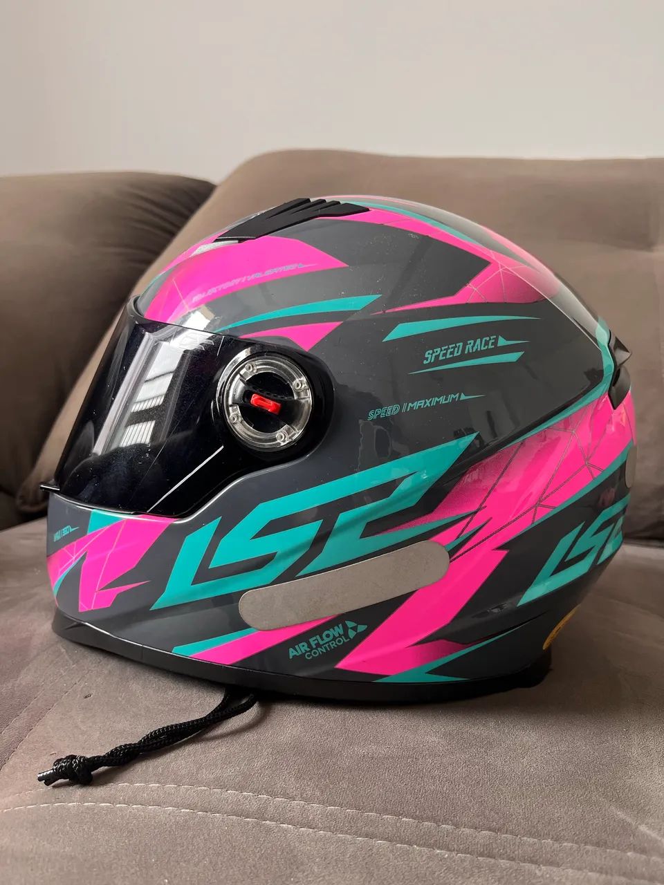 Vendo capacete Ls2 Ff358 Draze Rosa  Tamanho 54 - Foto 4