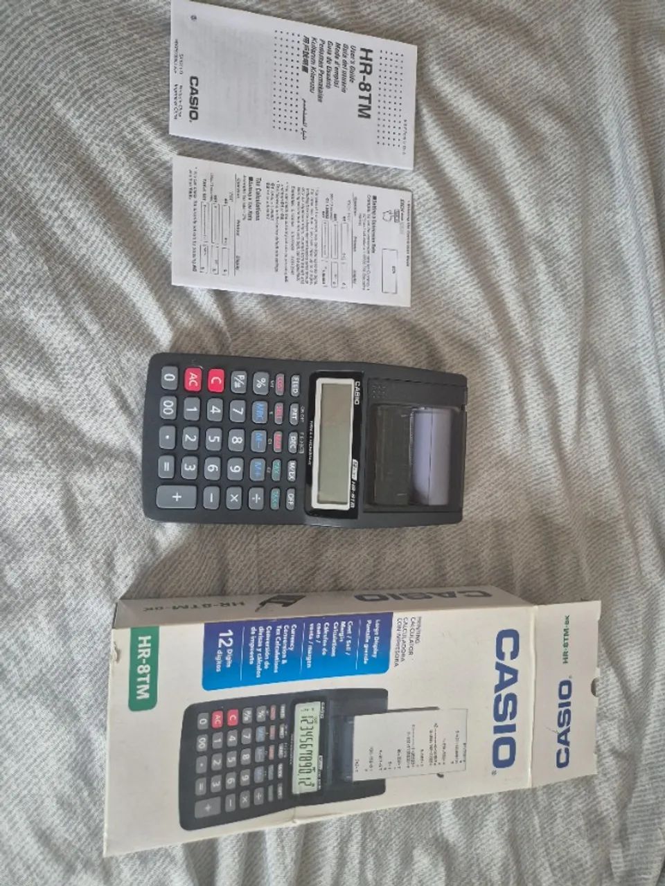 Calculadora Casio HR-8TM (com bobina) - Foto 2