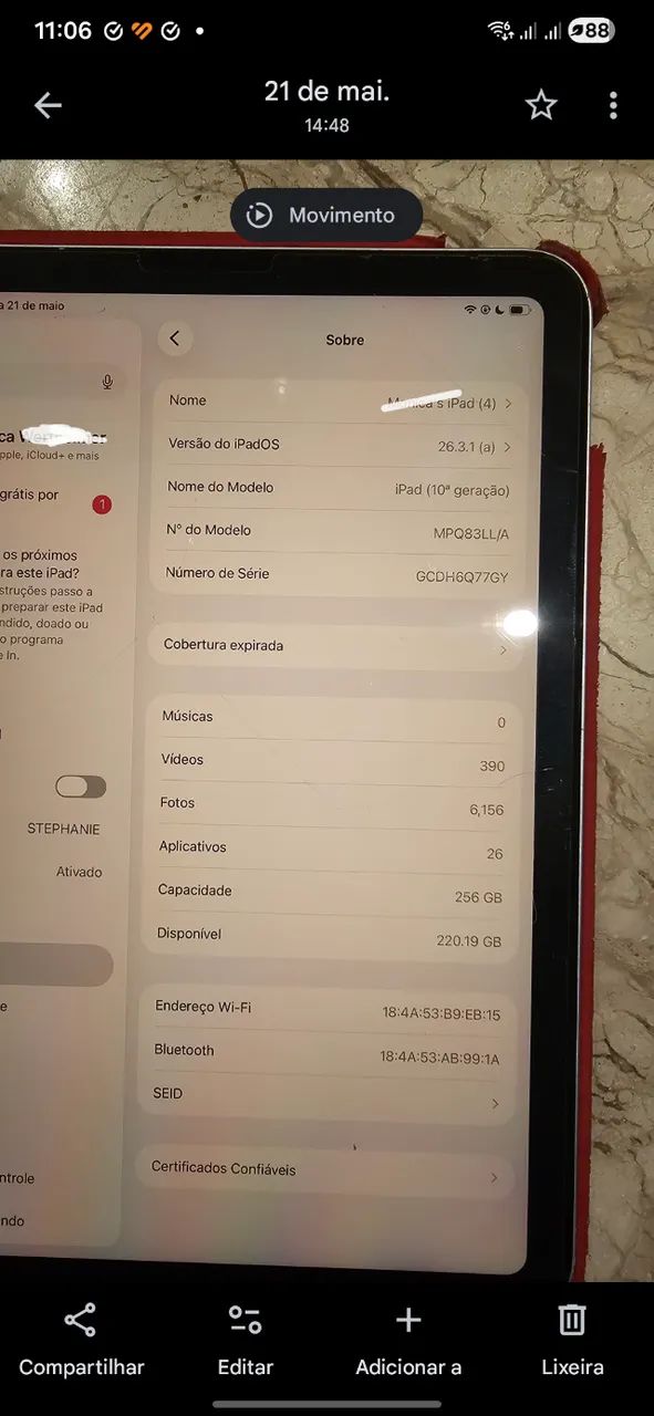 ipad 10ª geração com 256gb de armazenamento - Foto 4