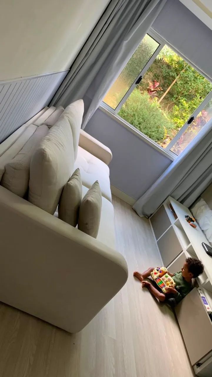Vendo Sofá em Linho - Foto 4