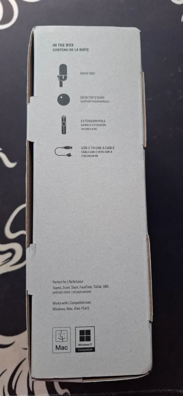 Microfone Condensador Elgato Wave Neo, USB, Branco - Foto 4