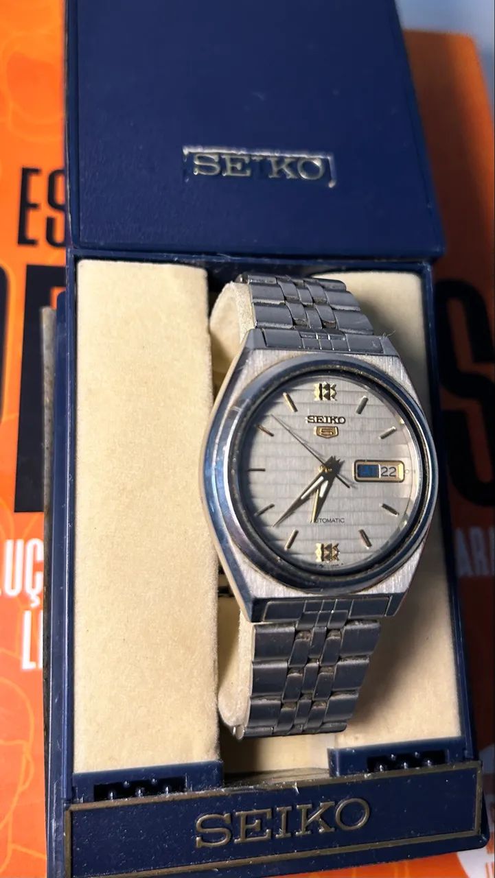 Relógio Seiko 5 automático Vintage 