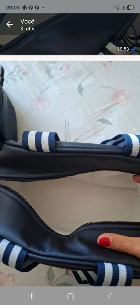Kit bolsa maternidade Azul  - Foto 4