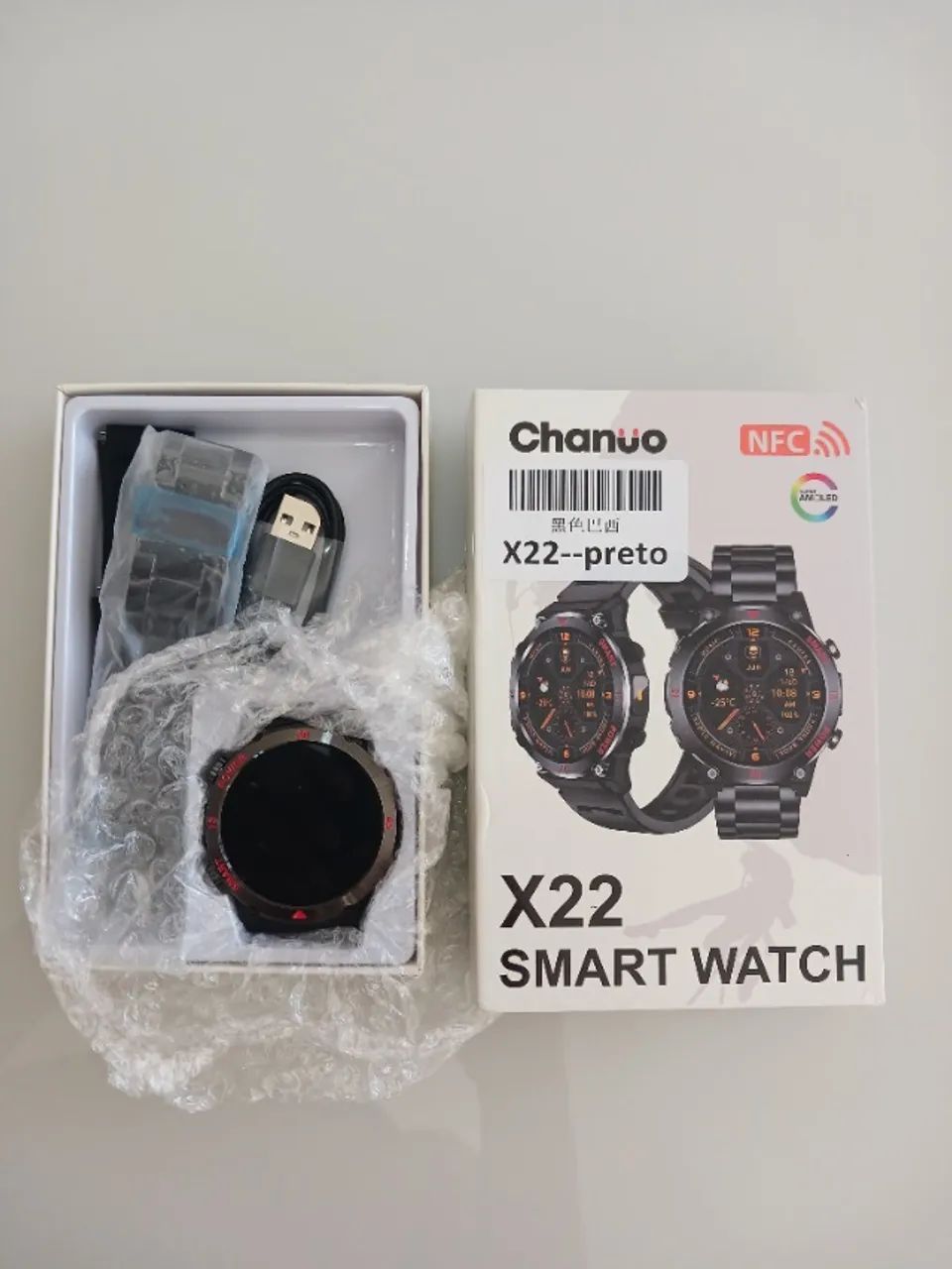 Smartwatch Esportivo X22 Eowihor Bluetooth Ip68