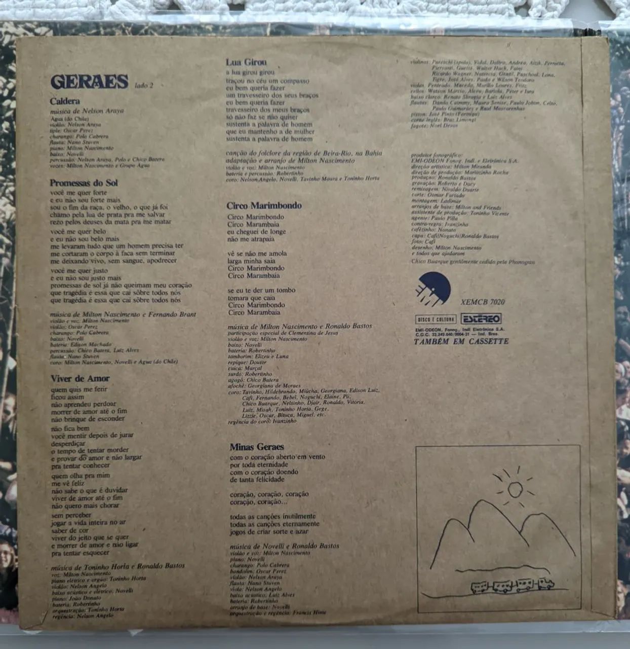 Milton Nascimento - Geraes - LP Vinil - EMI Odeon - 1976 - Foto 4