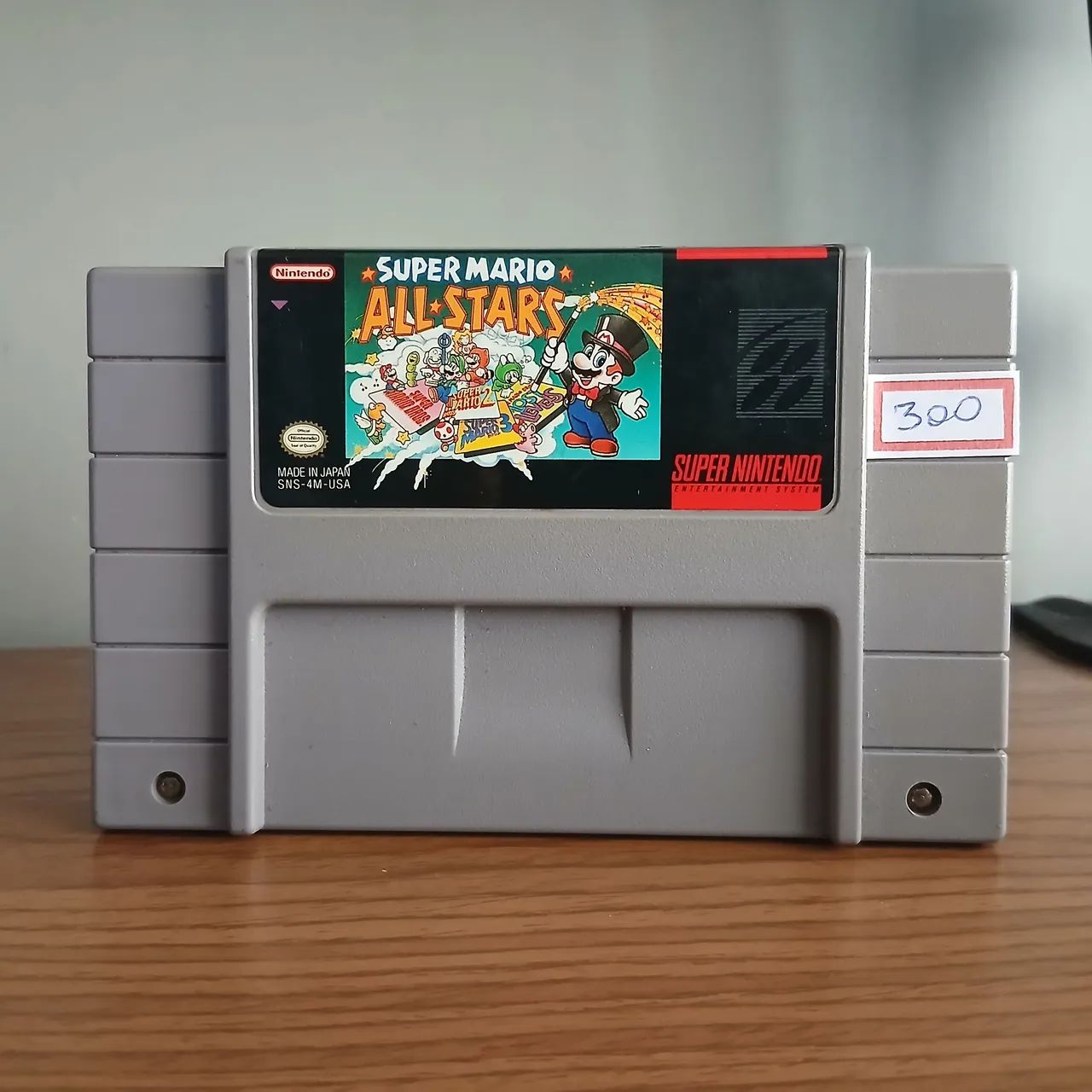 CARTUCHO SUPER NINTENDO - SUPER MARIO ALL STARS