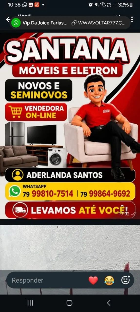 Santana moveis e eletron novos e seminovo 