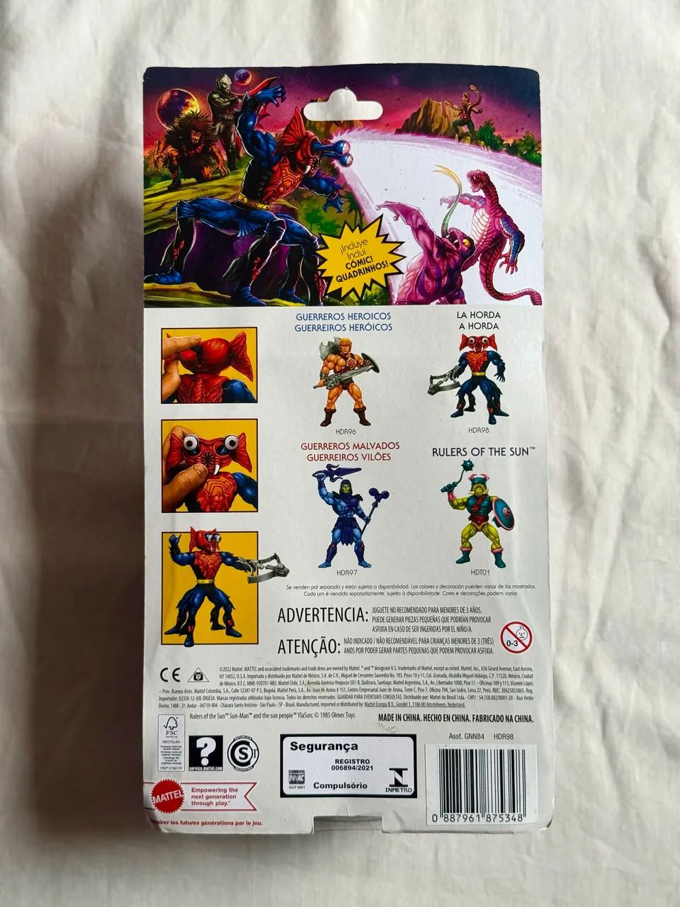 MANTENA boneco HE-MAN SHE-RA - Foto 2