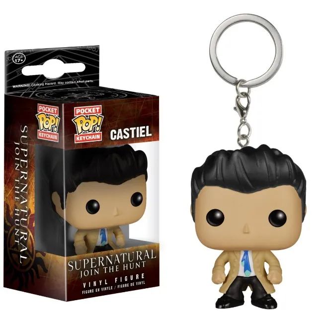 Chaveiro Funko SuperNatural Castiel Sem Asas