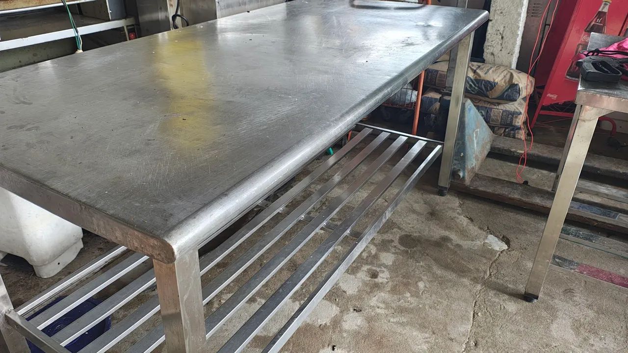 Mesa inox 1,90x90
