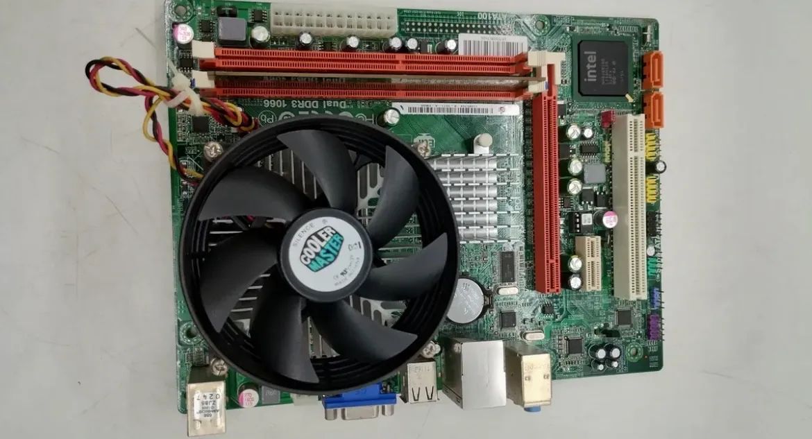 placa-mãe pos-ecig41bs + pentium dual core e5700 - Foto 2