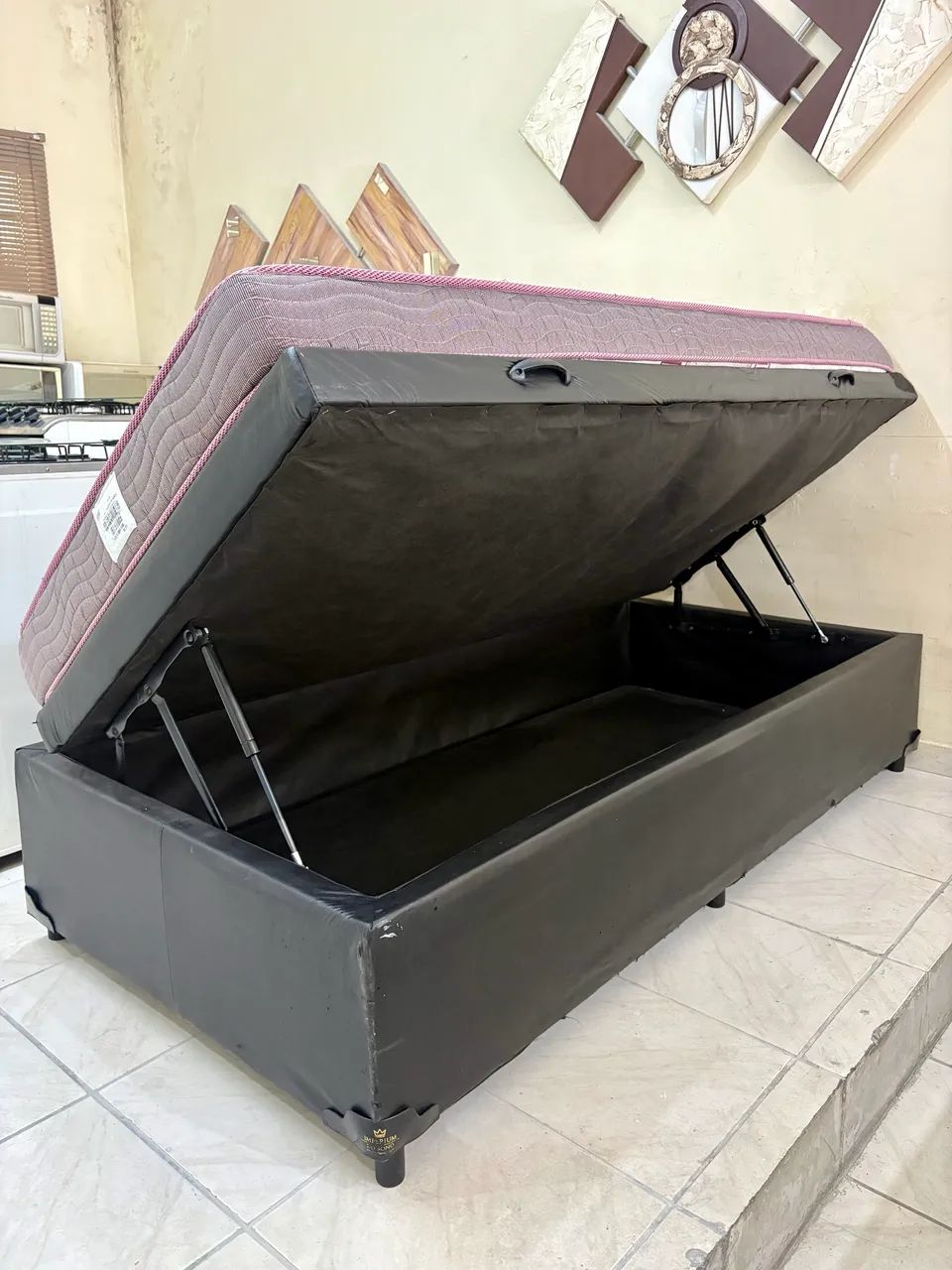 Cama box de solteiro baú , cama de solteiro 