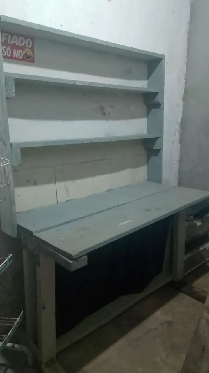 Bancada para comércio