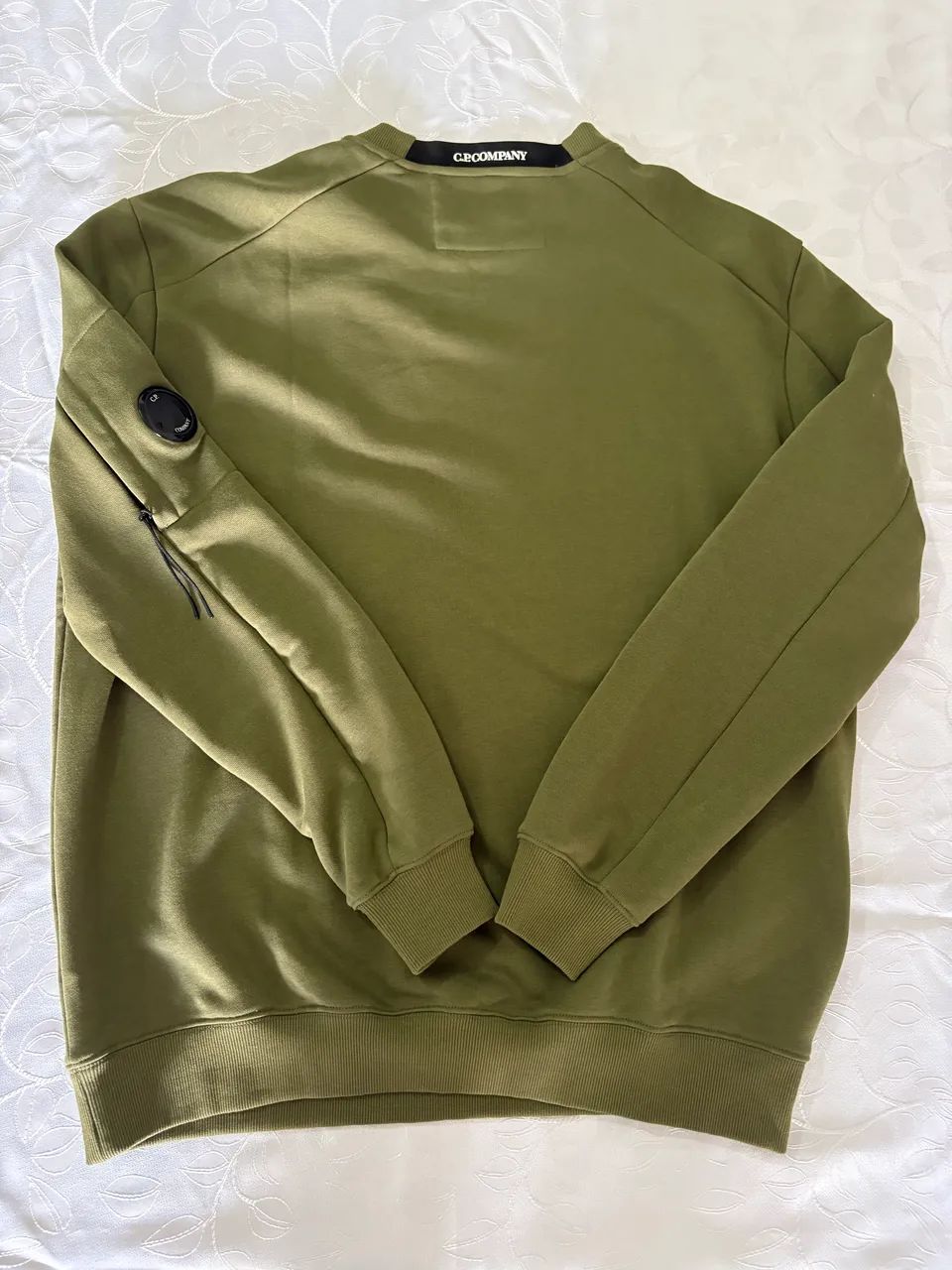 Moletom CP Company Crewneck Sweatshirt Verde - Foto 2
