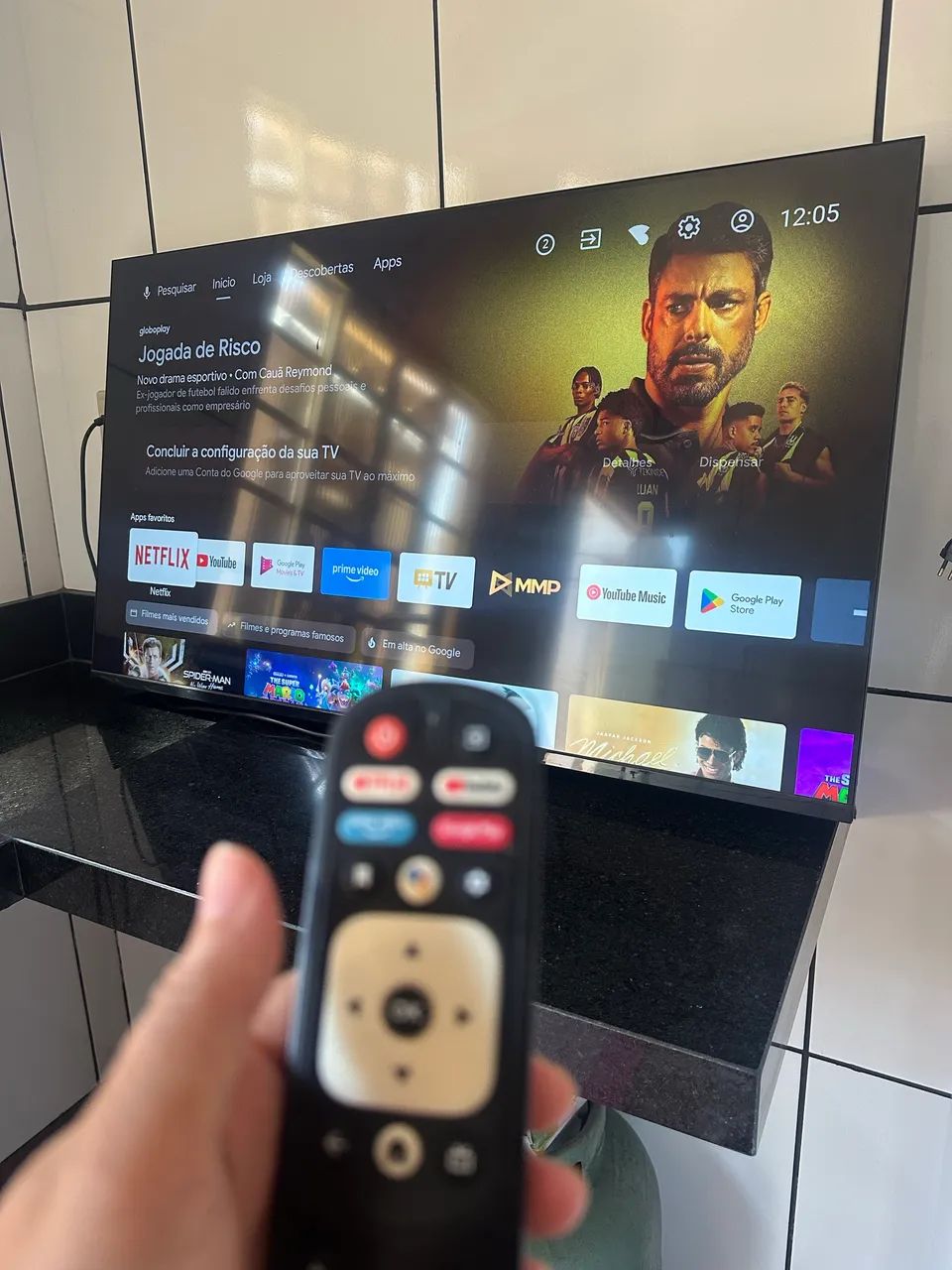 Tv smartv 50 4 k semi nova Android  - Foto 2