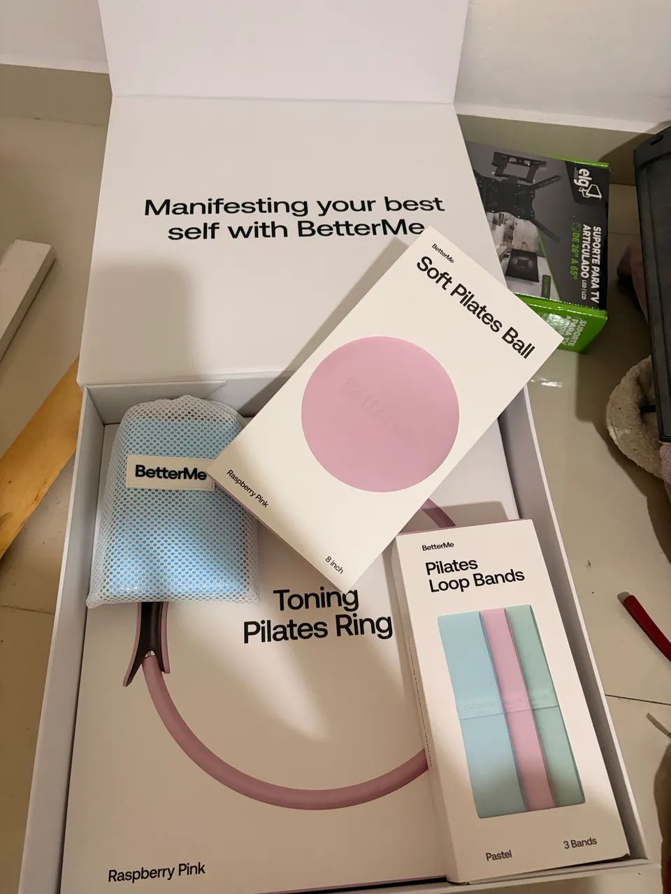 Kit pilates betterme rosa - Foto 3