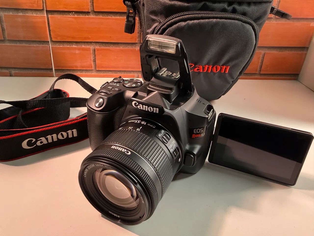 Câmera Cânon SL3 Kit Completo