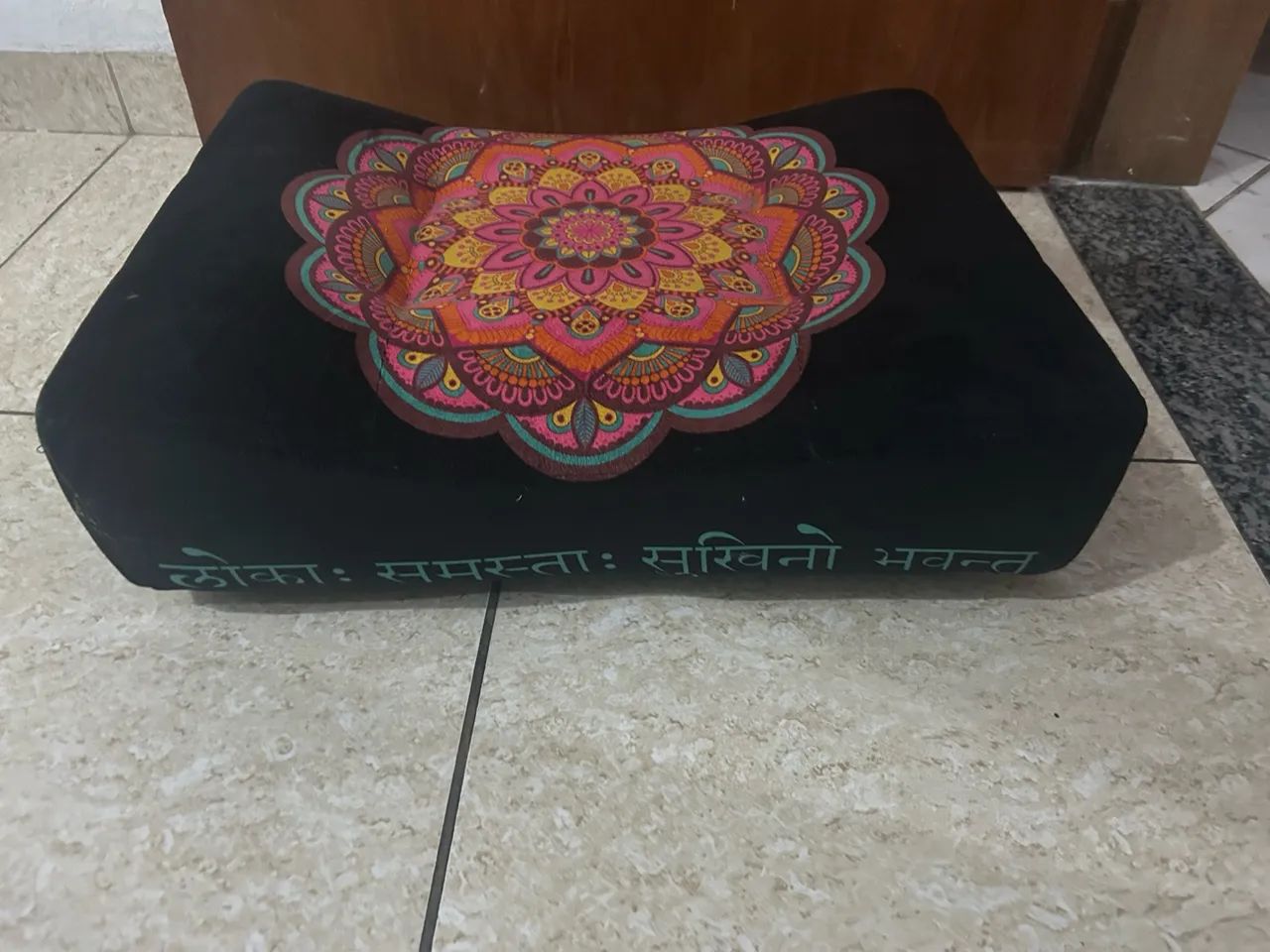 Almofada para meditação e yoga