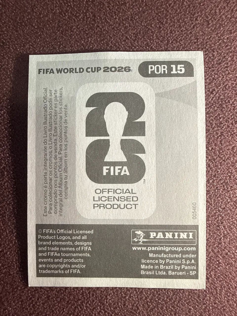 Figurinha original Cristiano Ronaldo copa 2026 panini - Foto 2