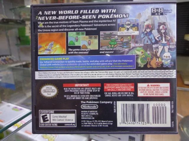 Jogo Pokemon Black Version Nintendo Ds Conservado  - Foto 2