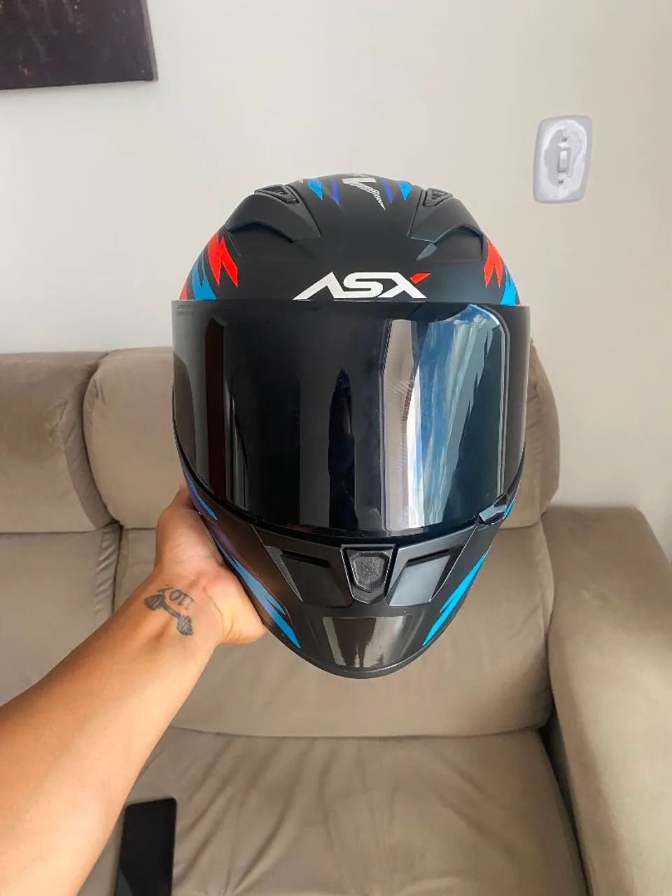 Capacete asx  - Foto 3