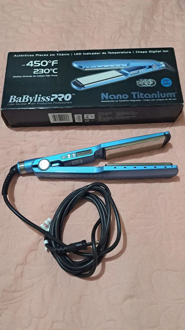 Chapinha / Prancha - Nano Titanium Pró - ORIGINAL !!! 220v - Foto 3