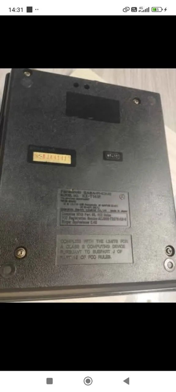 Secretaria eletrônica Antiga Panasonic R$:80 reais - Foto 3