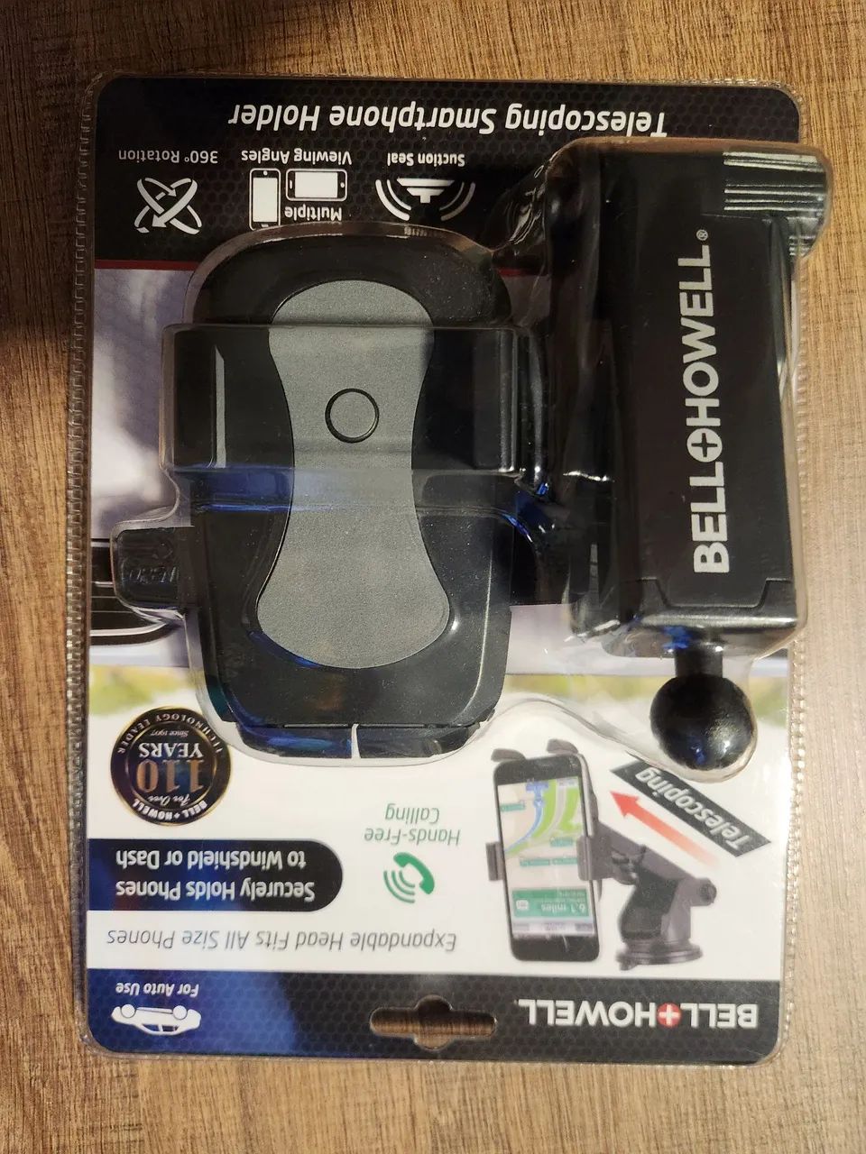 Suporte telescópio para Smartphone de carro Bell Howell