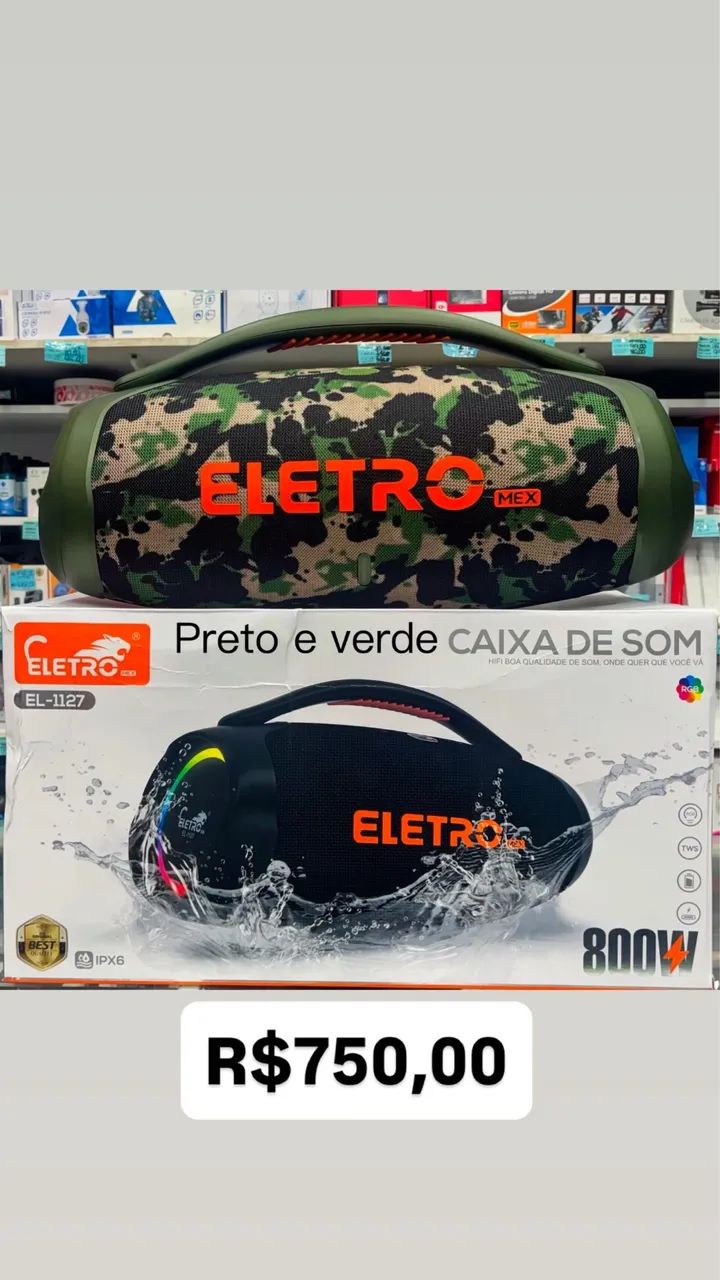 Caixa de som 800W - Entrega Rápida + Garantia!!!