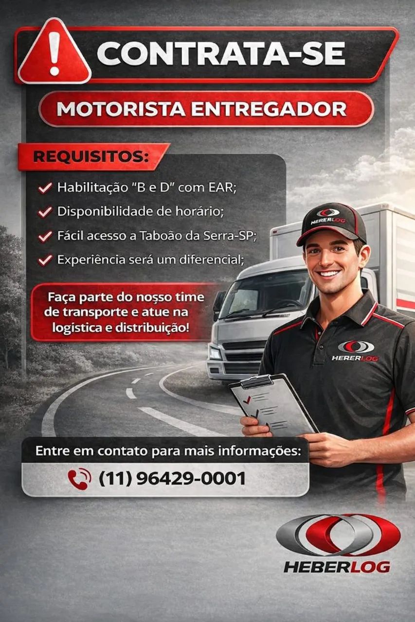 Vaga para Motorista 