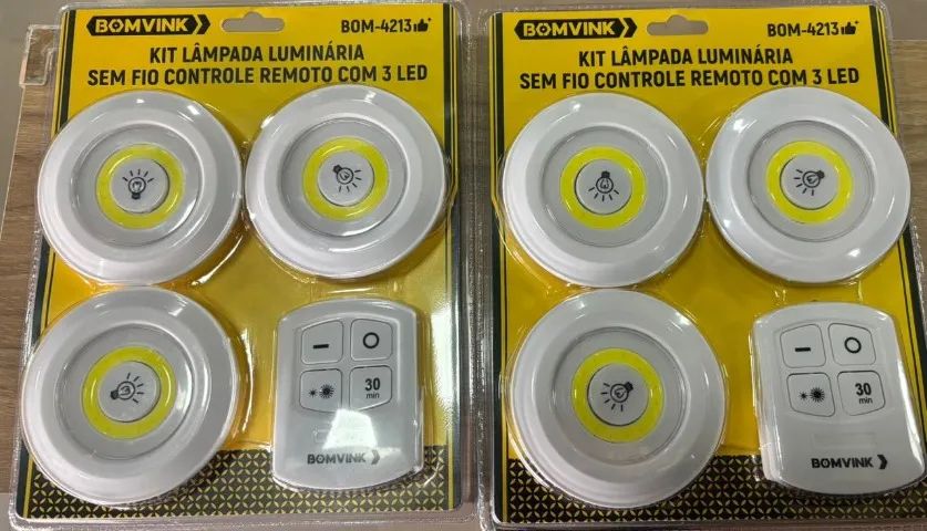 KIT LÂMPADA LUMINÁRIA SEM FIO - Foto 2