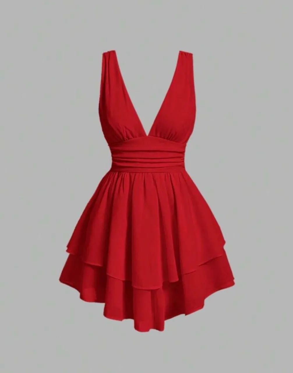 Vestido Rodado Vermelho
