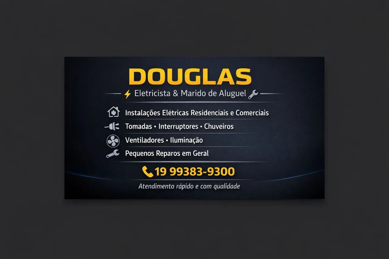 ELETRICISTA/MARIDO DE ALUGUEL 