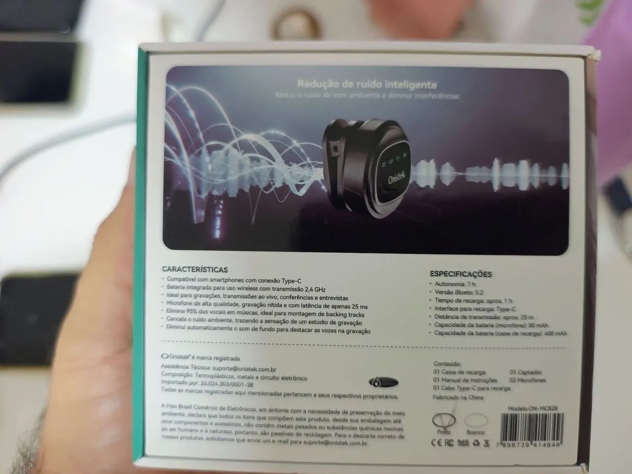 Kit 2 microfones wireless Onistek On-mc828 - Foto 4
