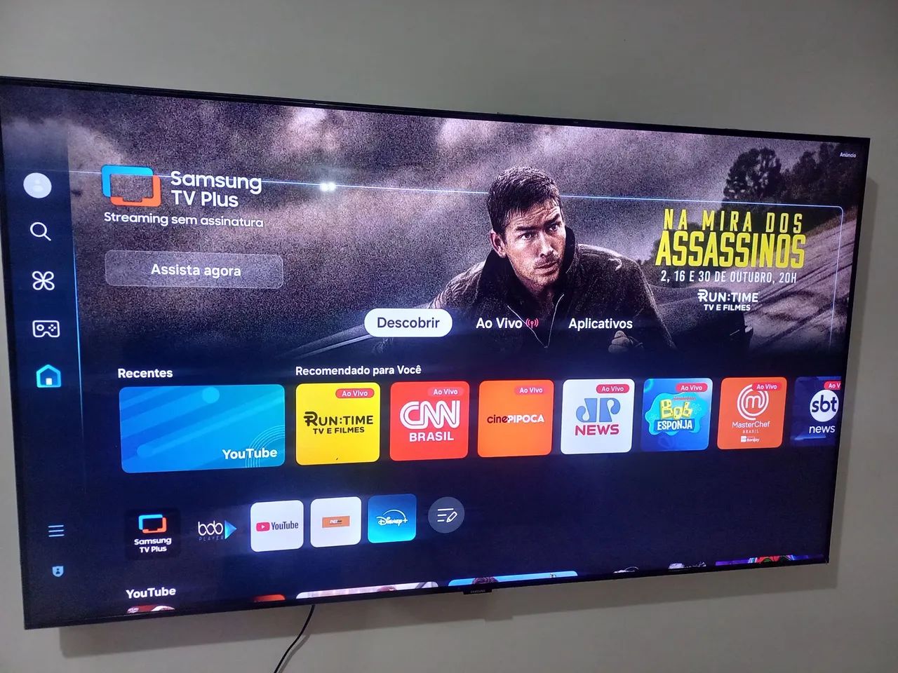 Vendo TV Samsung 55 polegada 4k com Bluetooth e xbox