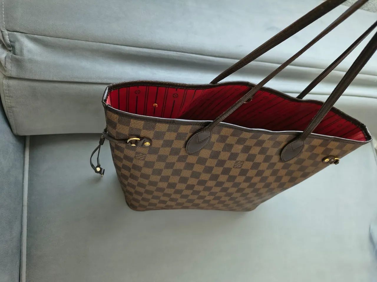 ? LOUIS VUITTON NEVERFULL MM ? DAMIER EBENE ? - Foto 2