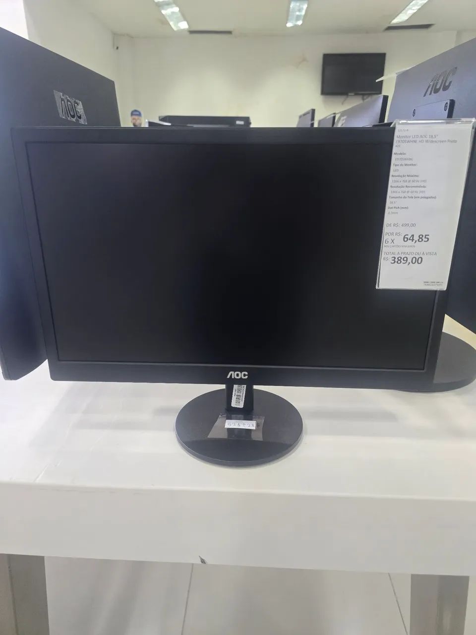 Monitor led AOC 18,5 